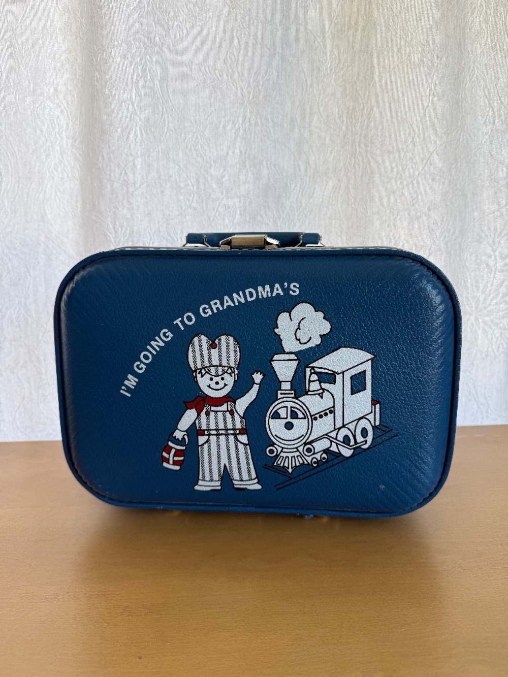 Vintage “Going to Grandmas” suitcase